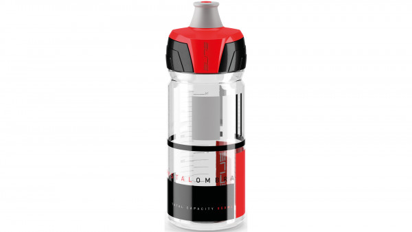 ELITE TRINKFL. CYISTAL OMBRA 550ML KLAR / ROT