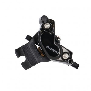 Scheibenbrems Caliper Assembly SRAM schwarz ano, Code Silver Stealth C1