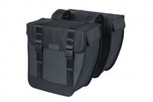 BASIL DOPPELPACKT TOUR XL WATERPROOF SCHWARZ