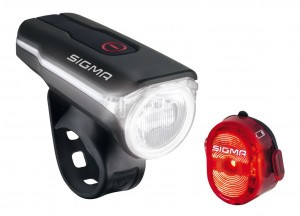 LED-Akku-Beleuchtungsset SIGMA Aura 60 USB/Nugget II