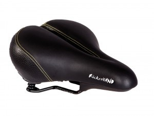 Bequemsattel P&P Rückenwind 803 schwarz/gelb, Unisex, 265x210mm, ca.700g