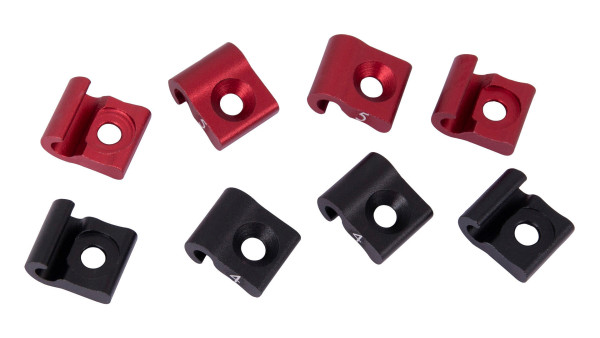 Conway KABELHALTER-SET HINTERBAU Q-MTB 09/10 4-F ROT