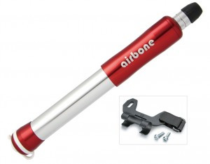 Minipumpe Airbone Mouse Tail Mini ZT-509 AV/DV/SV, 210mm, rot, inkl. Halter