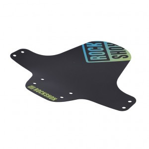 Fender MTB RockShox universal vorne schwarz+gelb/blau Fade Print