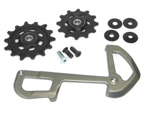 Pulleykit X-Sync und Innenkäfig SRAM für X01 Schaltwerk, 12-fach, grau