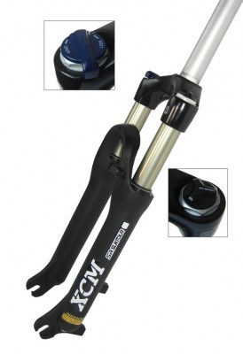 Federgabel SR SF18 XCM JR-Air-SL-HLO 20"x 2.2,sw matt,1.1/8"AHead,80mm,9x100
