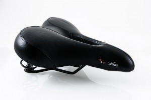 Bequemsattel P&P Luftikus 608 schwarz, Unisex, 280x217mm, ca. 726g