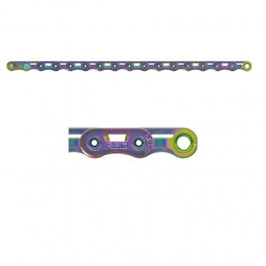 Schaltungskette SRAM Red E1 Flattop 126 Glieder,12-fach, PowerLock, Rainbow