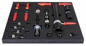 Werkzeugset Unior SOS Rahmenaufbereitung rot, 19-teilig - SET3-2600C-US