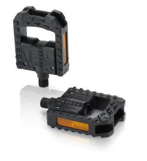 XLC Faltpedal PD-F01 Kunststoff, schwarz, Reflektor