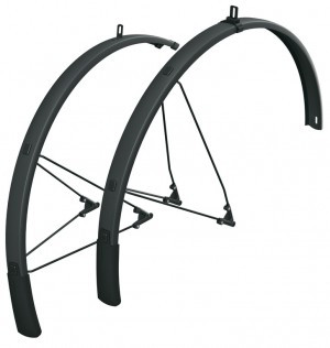 Schutzblechset SKS Bluemels Style 27,5-29", 65mm, sw matt, Alu/Kunststoff