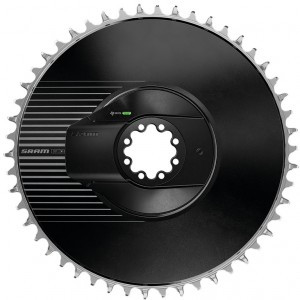 Powermeter Kit SRAM Red AXS E1 Aero 56Z, Alu, sw/si, DM, inkl. Kettenblatt