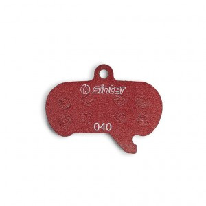 Scheibenbremsbelag Sinter 040 Sram organisch, MTB Standard, rot, VE=1 Paar