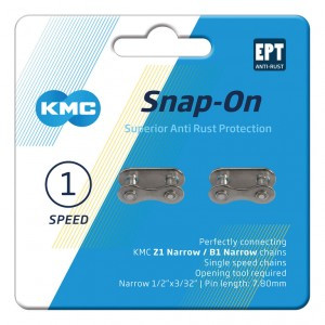 KMC VERSCHLUSS 1-FACH 2PCS / CARD EPT NAR SNAP-ON