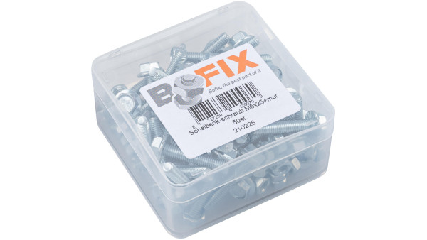 BOFIX 6-KANTSCHRAUB M5X25 VERZINKT,PACK.A 50 ST