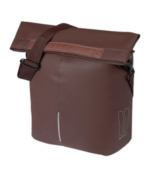 BASIL CITY,FAHRRADSHOPPER VEGAN LEATHER,14-16L,BRAU