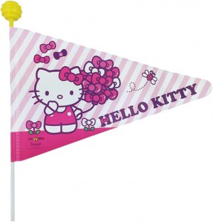 Bike Fashion SICHERHEITSWIMPEL GETEILT "HELLO KITTY"