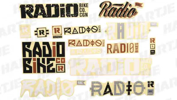 RADIO STICKER PACK A 15 ST.