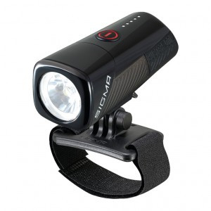 LED-Helmleuchte SIGMA Buster 400 HL schwarz, mit Universalhalterung