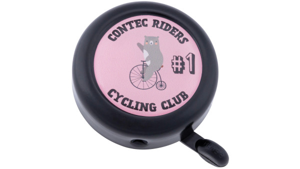 CONTEC CT KINDERKLINGEL KID-A-RI NG, SCHWARZ/ROSA, 22,2 MM
