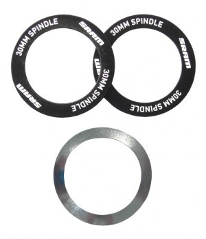 Bottom Bracket Shield and Wave Washer Assembly, BB30 Bearing