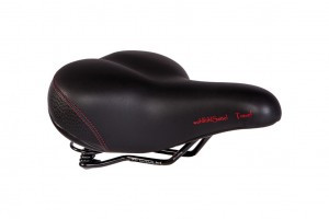 Bequemsattel P&P Travel Feder 580 schwarz, Unisex, 280x180mm, ca. 780g