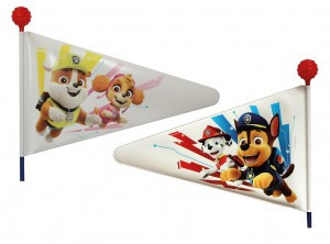 Wimpelstange Bike Fashion PAW Patrol doppelwandig, teilbar, weiß mit Motiv