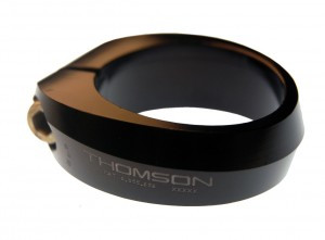 Sattelklemmring Thomson Alu, 34,9mm, schwarz