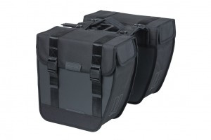 BASIL DOPPELPACKTASCHE TOUR SCHWARZ