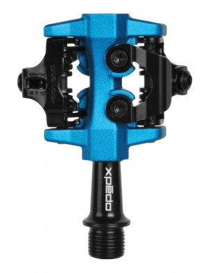 Pedal Xpedo Clipless CXR sw/blau, 9/16", zweiseitig XPT