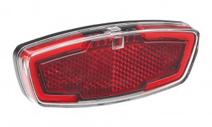 LED-Dynamo-Rücklicht BÜCHEL Wing mit Bremsanzeige, Standlicht, 50mm