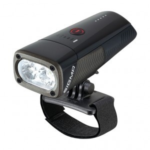 LED-Helmleuchte SIGMA Buster 1600 HL schwarz, mit Universalhalterung