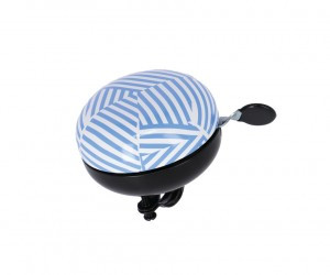 XLC Fahrradglocke 'Mingun' DD-M09 Stripes Ø83mm blau/weiß