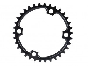 Kettenblatt SRAM Road asymmetrisch 110mm, 34 Z., Stahl, sw, 11-fach, Yaw