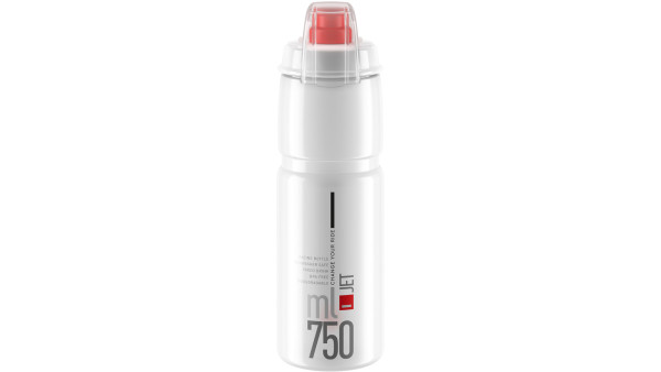 ELITE TRINKFLASCHE JET 750 ML KLAR/ROT PLUS