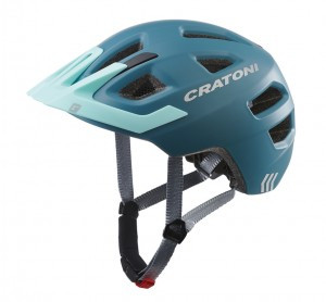 Fahrradhelm Cratoni Maxster Pro (Kid) steel/blau matt, Gr. S/M (51-56cm)