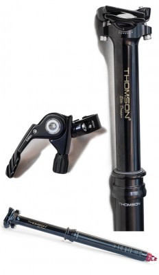 Dropperpost Thomson Covert Black Dropper Ø 31,6mm, Hub 100mm, schwarz