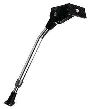 Seitenständer silber,20-28", Alu,verstellbar,Erstmont.