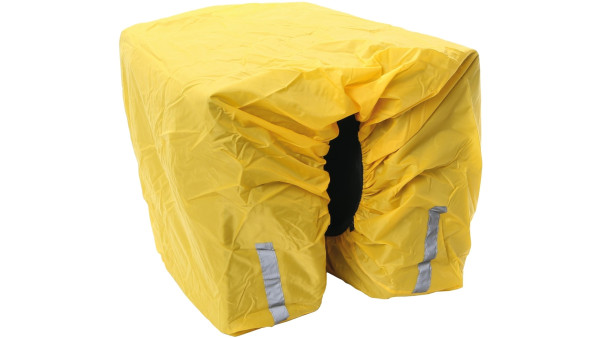 Hock REGENSCHUTZHAUBE FUER DOPPELPACKTASCHE GELB