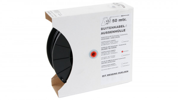 Slurf BREMSZUGAUSSENHUELLE 50 M HASPEL SCHW / TEFLON M.HUEL