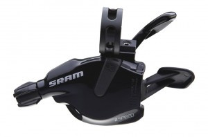 Trigger-Schalter Set SRAM S700 Flat Bar 2x11-fach, schwarz, mit Schelle