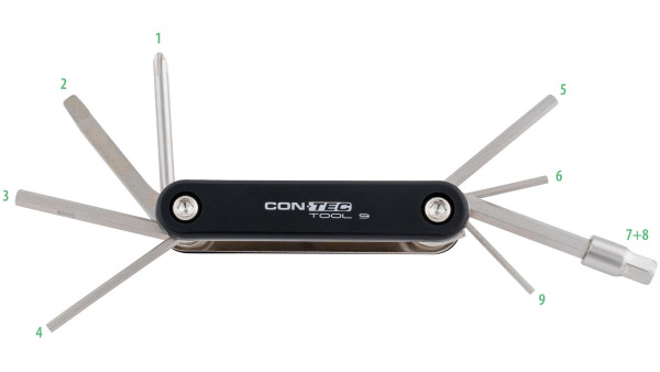 CONTEC CT MULTIFUNKTION TOOL 9 9 FUNKTIONEN