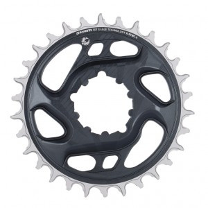 Kettenblatt SRAM X-Sync 2 Eagle 30 Z., Alu, grau, 12-fach,DM, 6mm Offset