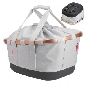 Rixen & Kaul EINKAUFSTASCHE BIKEBASKET GT TWIST SKY ROSE UNIKLIP