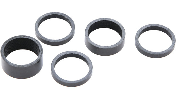 CONTEC CT SPACER SET CARBON 1 1/8 CARBON
