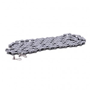 Kette SunRace 1/2" x 11/128", 116 Glieder, 9-fach,grau