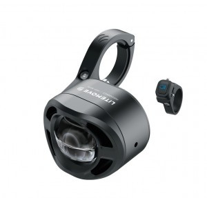 LITEMOVE Frontlicht mit Fernlicht AEW-230 Lenkerhalterung