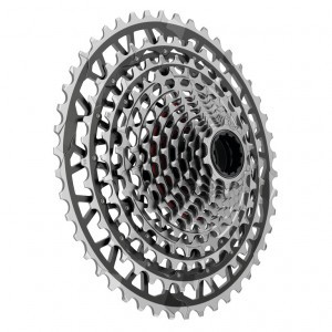 Zahnkranz-Kassette SRAM XG-1391 E1 XPLR 13-fach, 10-46 Zähne, XDR-Body, silber