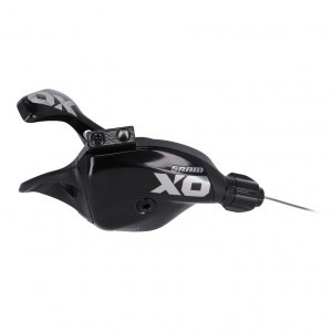 Schalthebel SRAM X01 DH A2 HR, 7-f, m. D.Klemme, sw, X-Act. Trigger