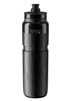 Trinkflasche Elite Fly Tex 950ml, schwarz